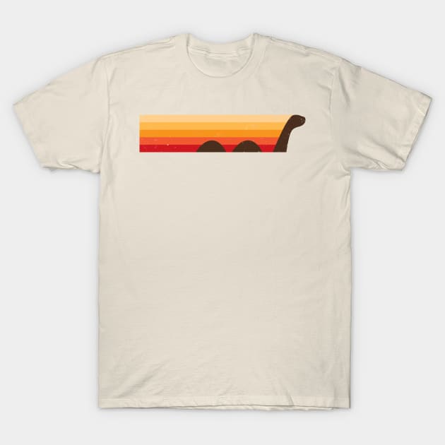 Retro Loch Ness Monster T-Shirt by Vanphirst